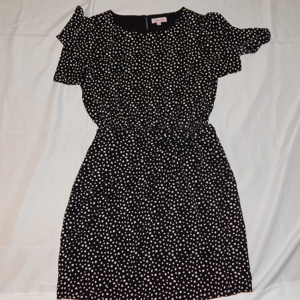 Pink Lily Wrap Dress